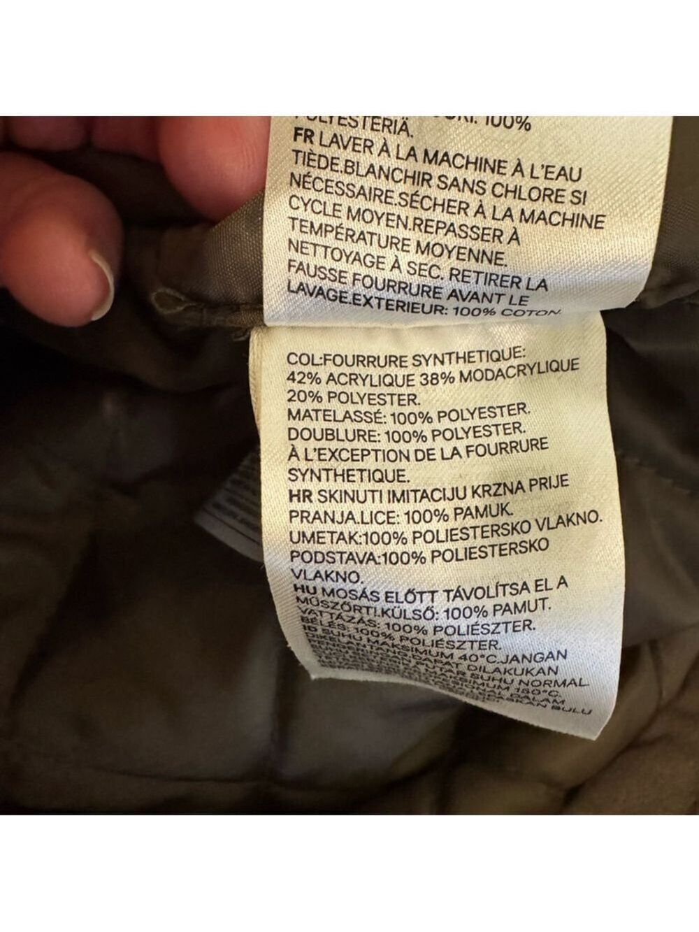 H&M Divided Olive Utility Jacket Women’s 4 Military Cargo Safari Layering Trendy - Picture 7 of 10
